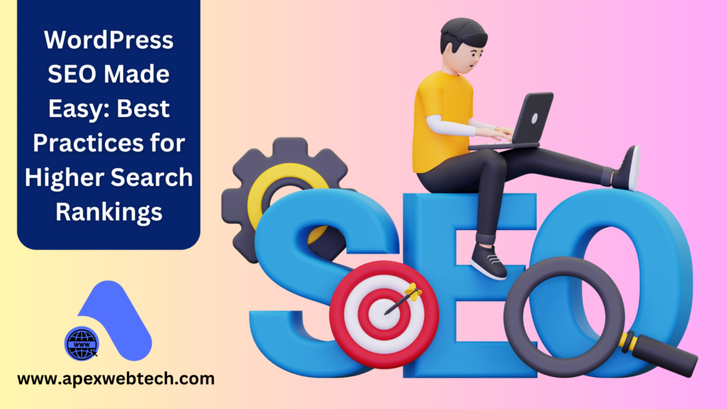 Illustration depicting wordpress SEO optimization strategies for websites